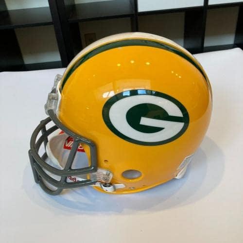 Bart Starr Super Bowl I & II MVP, HOF 1977 potpisan Green Bay Packers kaciga JSA-autograme NFL Helmets