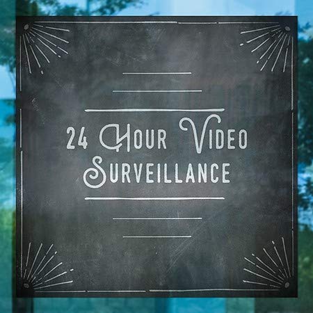 CGsignLab | 24-satni video nadzor - prozori CRING Cling | 24 x24
