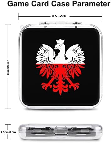 Poljska Zastava Poljska Eagle Game Card Storage Case Tvrda Zaštitna Kutija Za Organizatore Za Nintendo