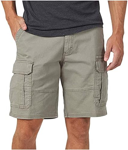 Teretne kratke hlače za muškarce Multi džepovi patentni patentni šorc trackstring taktički ljeti