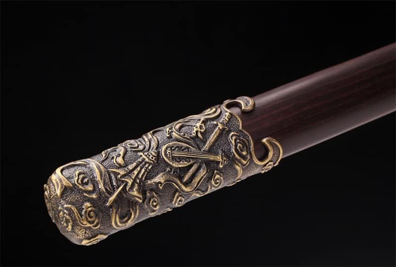 ZPGP visoke klase kineski tradicionalni min dinastija poklon mačevi ručni presavijeni Damacus