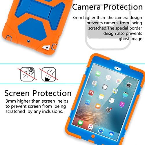 iPad mini 1 2 3 kućište Zaštitni poklopac cijelog tijela s podesivim Kickstandom
