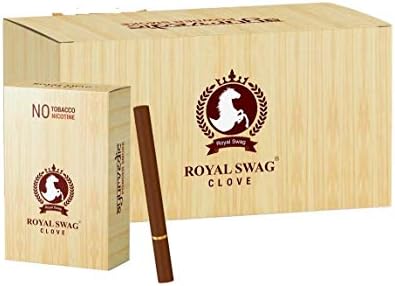 Royal Swag Ayurvedska i biljna cigareta, klinčić dim Nikotin Besplatni i duvan besplatni cigarete pomaže
