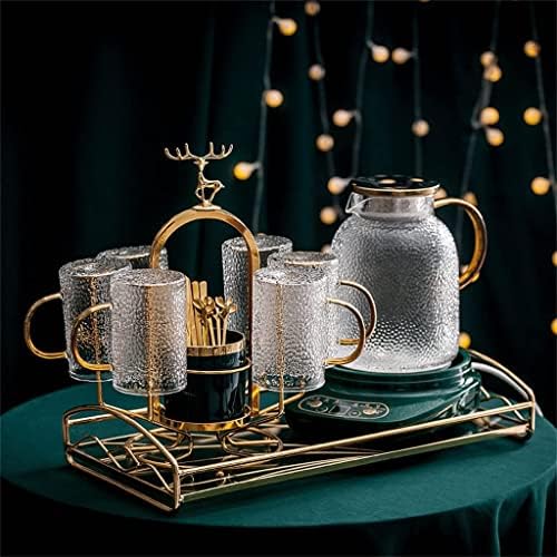 Cvjetni čajnik Set Glass Housear Voda postavljena popodnevni čaj za čaj za čaj za čaj za čaj za bazu Tea