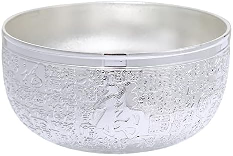 Dekoracija izdvajanja Izvanredna 3D estetska zdjela ukras Srebrna izdržljiva srebrna