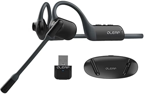oleap Pilot slušalice sa otvorenim Ušom sa mikrofonom za uklanjanje buke od 50dB, lagane Bluetooth
