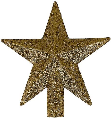 Kurt S. Adler 4 Petite blago zlatno blistavo mini zvezdani božićni stablo - neoblikovan