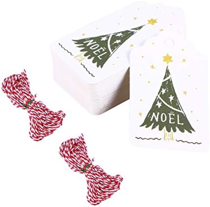 Amosfun Božić viseće oznake izvrsni božićni poklor viseće naljepnice Viseće oznake Božićno uređenje stabla