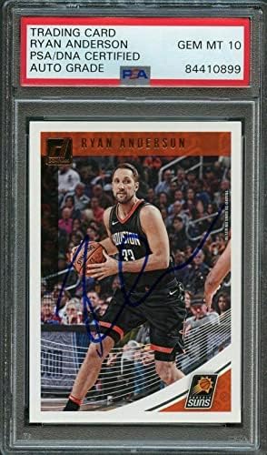 2018-19 Donruss Basketball 82 Ryan Anderson potpisao je karticu auto klase 10 PSA Slabb - Košarka