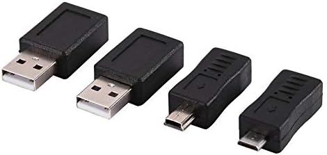 Soous Mini mini USB adapter, crni USB2.0 adapter, adapter za USB1.1 / 1.0