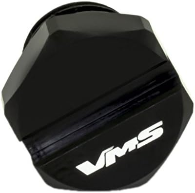 VMS Racing 01-16 crni utikač za odzračivanje vazduha za odzračivanje za kućište filtera goriva kompatibilan