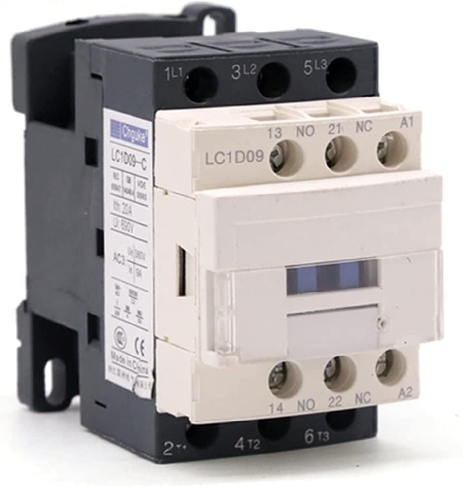 Koaius Power Kontaktor 3P + NO + NC AC magnetski zaštitnik LC1-D09.Električni sklopnik 9A Napon zavojnice