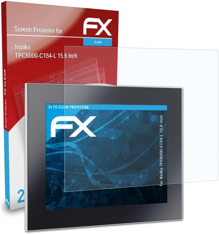 Atfolix Zaštitni film Kompatibilan je s NODKA TPC6000-C154-L 15,6 inčni zaštitnikom zaslona, ​​ultra-Clear