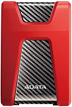 ADATA HD650 1TB vanjski tvrdi disk protiv udara, crveni