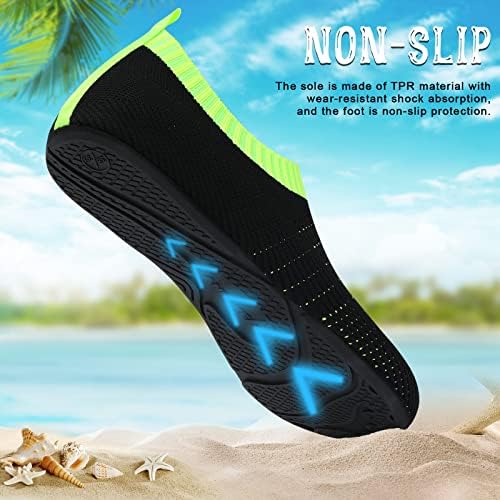 Anluke ženske muške vodene cipele bosonogi brzo suhi akva čarape za plažu plivaju surf vodeni sport