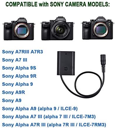 TKDY za Sony A7IIi kameru Dummy baterija NP-FZ100 AC električni adapter za Sony Alpha A7 III