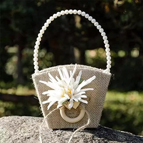 ZJHYXYH prenosiva romantična korpa za cvijeće bombona posuda za pohranu latica svadbena zabava dekoracija