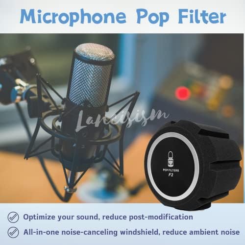 Mikrofonski Pop Filter, profesionalno Mic vjetrobransko staklo, akustični Filter sa debelim štitom