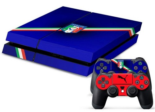 Modfreakz® konzola / kontroler vinil set kože - Italia figc plava za PS4 original