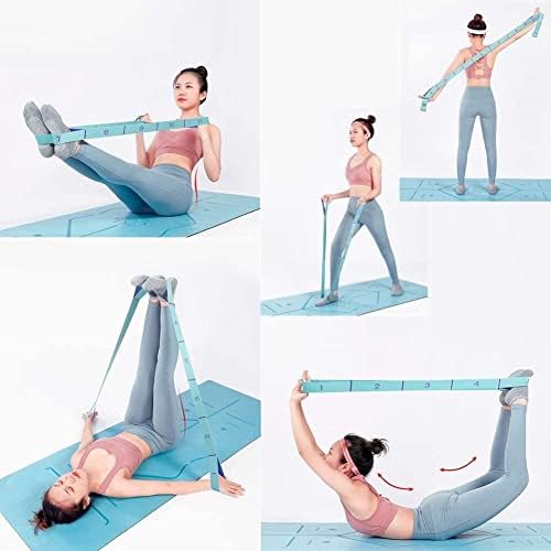 Stretch trake, elastični remen za istezanje s podesivim 11 petlji, fitnes nogu Stretch opseg fleksibilnosti