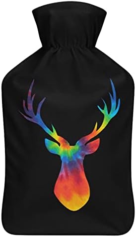 Tiješka boja jelena vruća torba za vodu s poklopcem tople gumene boce za ubrizgavanje za krevet