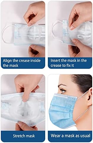 3d nosač maske 10kom maska za lice unutrašnji potporni okvir Silikonski zaštitni nosač za
