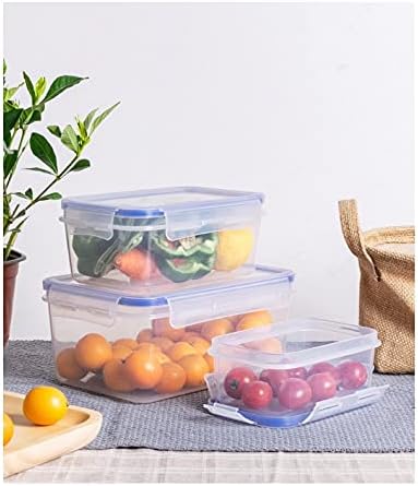 Anncus 4pc plastična kutija za skladištenje hrane zatvoreni kontejneri za skladištenje hrane plastična