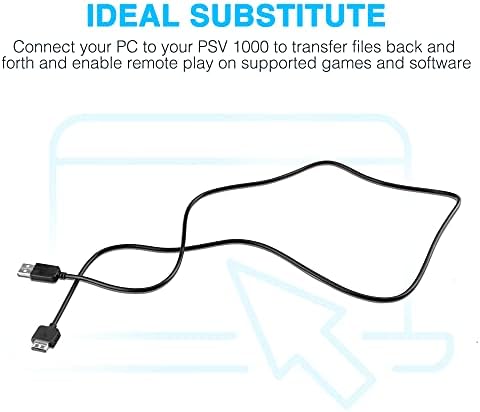 3.9 ft PS Vita kabl za punjenje, 2 u 1 USB podaci & Amp; zamjena kabla za punjenje za Playstation Vita