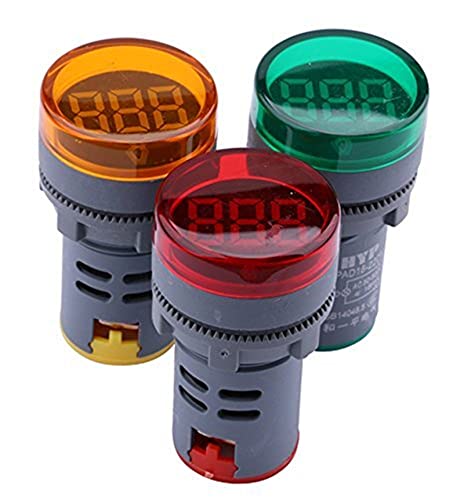 INFRI LED displej Digitalni mini voltmetar AC 80-500V naponski mjerač mjerača za ispitivanje volt Volt Ploča