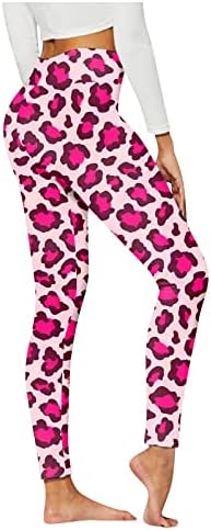 Ženske ležerne meke tajice - Leopard Print Stretchy Comfy breskva kože salon za hlače za hlače za praznike