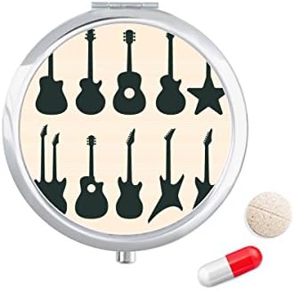 Električna Gitara Muzika Vitality Sounds Kutija Za Pilule Džepna Kutija Za Skladištenje Lijekova