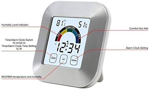 WALNUTA Digitalni higrometar za vremenske uslove unutrašnji termometar, ekran Temperature i vlažnosti