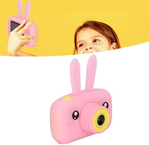 Kamera za mališane, interaktivna djeca digitalna igračka za igranje za prenosivu mini zeko izgled udaraca