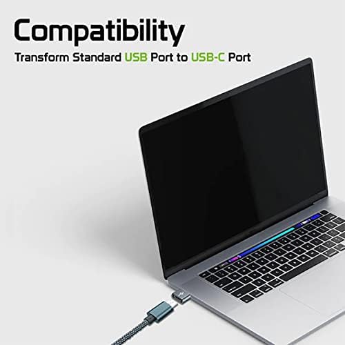 USB-C ženka za USB muški brzi adapter kompatibilan sa vašim Xiaomi M2003J15SG za punjač, ​​sinkronizaciju,