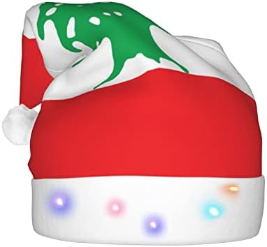 CXXYJYJ Zastava Libana Božićni šešir muškarac žene Santa šešir uniseks šešir za festivalske šešire