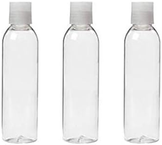 Grand Parfums 6 oz Jasne doziranje boca sa prirodnim flip up kape za diskove, 180ml Praznu bocu