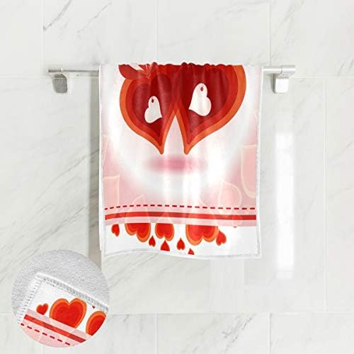 Alaza Valentinovo ručnik za ruke Yoga teretana pamučna lica banje ručnici upijaju višenamjeti za kupatilo