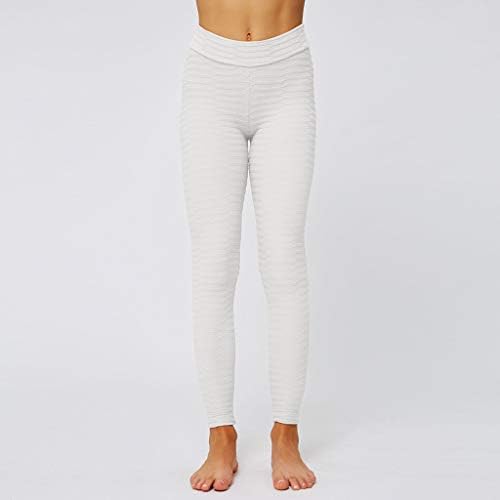 Pantalone za jogu labavog struka ženske helanke visokog struka Slimming Scrunch Plijen Ruched Butt Lift pantalone