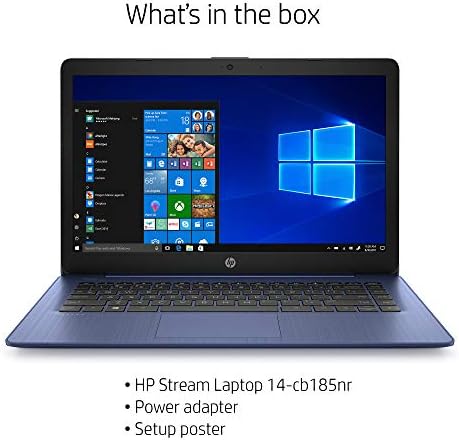 HP Stream 14-inčni Laptop, Intel Celeron N4000, 4 GB RAM-a, 64 GB eMMC, Windows 10 Home U S režimu sa Office
