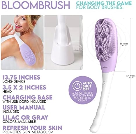 Bloom četka Smart 2-in-1 električni četkica za tijelo i masažer za suhe četke sa četkanjem s 3 brzine!