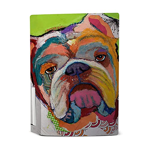 Dizajn kućišta za glavu zvanično licenciran Michel Keck Bulldog Art Mix Vinilna naljepnica za lice
