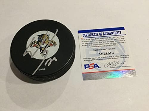 Spencer Knight potpisao potpis Florida Panthers Hockey Pak PSA DNK COA a-Autogramed NHL Paks