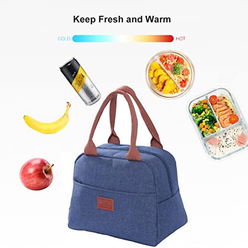 Eneteck izolovana torba za ručak za žene, kutija za ručak za višekratnu upotrebu za odrasle, izolovana