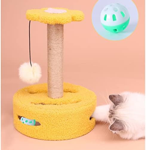 ZLXDP grebanje stuba zabava Sisal stub Scratch Tower vuče loptu skok igračka za igru pet Kitten penjački