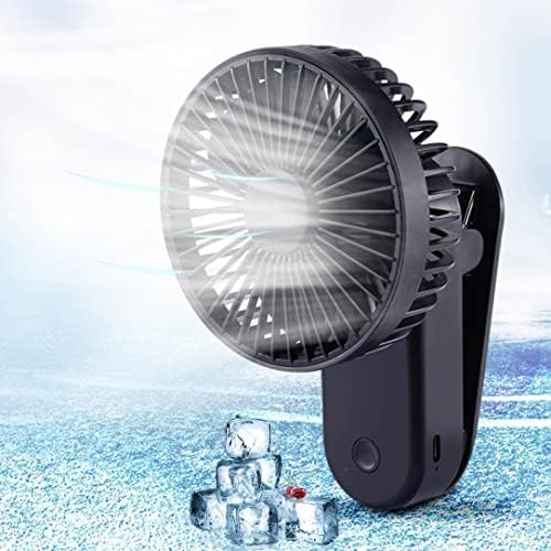 Lopunny prijenosni mini ventilator 3 brzine sa rotacijom za 90 °, magnetni-klizanje USB punjenja miran ventilator,
