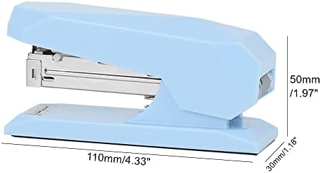 Blue Stepler za stolove Slatki ručni stapleri s dijamantskim oblikom, kapaciteta 15 listova, neklizajući,
