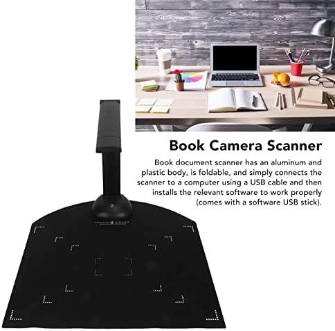 Skener kamere za dokumente, 5MP 2592x1944 prijenosni skener iznad glave, OCR USB Doc Kamera veličine