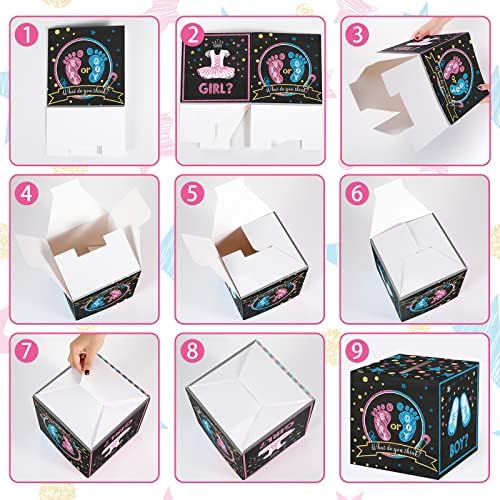 BABOL BOLD COLTING BOX sa 50 komada glasačke kartice za bebe Dekoracije za tuširanje Strana pozivnice