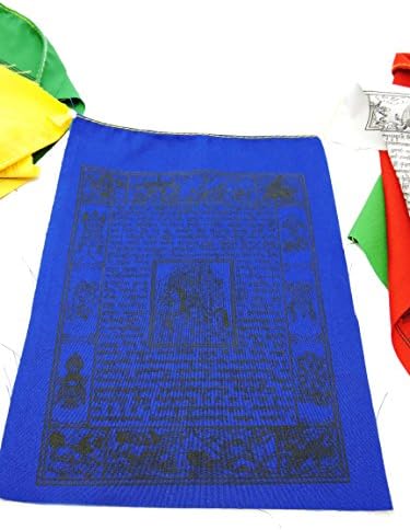 Tibetanske molitvene zastave Vjetar konj osam povoljnih simbola Set od 10 Zastava