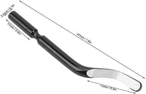 20pcs BS1010 Blurring Blades, HSS rotacijski rebrasni oštrice bez ručke za mesing, željezo, bakar, PVC,